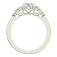 thumbnail image 4 of 0.80 Carat Vintage Paisley Engagement Ring 14K White Gold (G,I1), 4 of 6