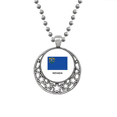 thumbnail image 1 of État du Drapeau Nevada Colliers Pendentif Rétro Lune Étoiles Bijoux, 1 of 3