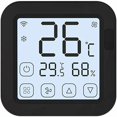 thumbnail image 2 of Controlador Termostato Tuya Smart Wifi IR Aire Acondicionado Pantalla LCD Negro, 2 of 5