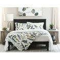 thumbnail image 3 of Lush Decor  Devonia Allover Reversible Oversized Cotton Quilt White/Green 3Pc Set King, 3 of 11