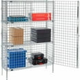 thumbnail image 2 of Nexel Chrome, Security Shelving Unit, 2 Quick Adjust Shelves, 48"W x 14"D x 66"H, 2 of 4