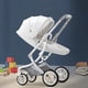thumbnail image 4 of Baby Stroller 2in1/3 In 1,Luxury Baby Carriage with Car Seat,Eggshell Newborn Baby Stroller Leather Baby Carriage High Landscape ShopWise Round, 4 of 14