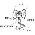 thumbnail image 2 of Prime-Line Products N 6534 Top Mount Bi-Fold Door Tandem Roller with 7/8-Inch Nylon Wheels, 2 of 2