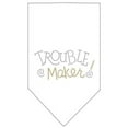 thumbnail image 3 of Pet and Dog Bandana Rhinestone, "Trouble Maker", 3 of 10