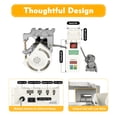 thumbnail image 2 of Aiqidi 600W Industrial Sewing Machine Brushless Servo Motor Kit Electric Split Motor and Controller Adjustable Speed 500-4500RPM for Most Machine, 2 of 13