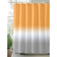thumbnail image 2 of Gradient Orange Shower Curtain, and White Grayish Waterproof Shower Curtain Set with 12 Hooks Lightweight Washable Fabric Shower Curtains for Bathroom 60x72 Inches, 2 of 6