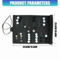 thumbnail image 5 of Chess Backgammon Board Game Travel Set Chess Board Set Strategy Board Game, 5 of 9