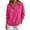 Hot Pink, variant on Zpzdpjkx Sweatshirt for Women Long Sleeve Buttons Pullover Tops Solid Color Loose Casual Collared Sweatshirts