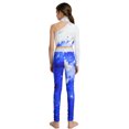 thumbnail image 2 of vastwit Kids Girls 2 Piece Sports Outfit Long Sleeve Crop Top and Leggings Workout Set for Dance Gymnastics Yoga Blue 14, 2 of 5