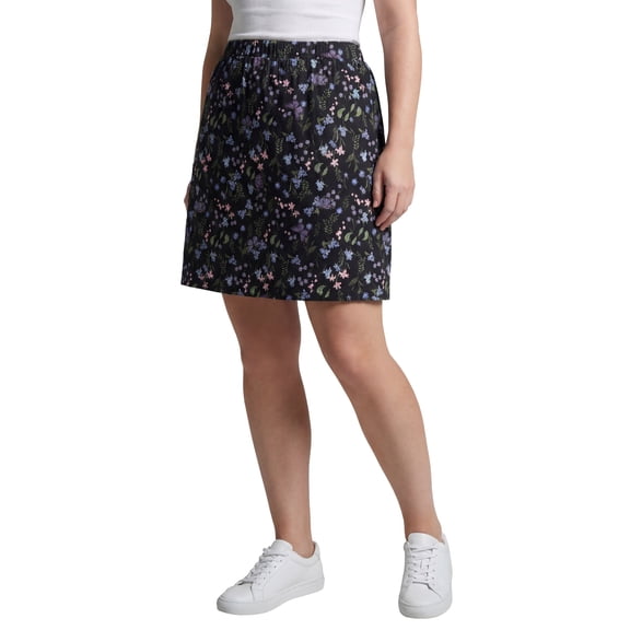 Woman Within Plus Size Stretch Cotton Skort