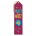 thumbnail image 2 of Beistle 2" x 8" Math Whiz Award Ribbon; Red 9/Pack AR024, 2 of 2