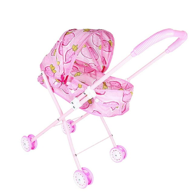 Carrito de Empuje Zulema Plegable Portátil Juguete de Muñecas
