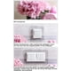 thumbnail image 3 of Injueey Pegatina para interruptor, funda protectora blanca transparente, decoración de enchufe moderna tridimensional, moda para dormitorio, Decoración del hogar Blanco, apertura única 8.6 cm * 8.6 cm, 3 of 6