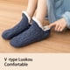 thumbnail image 2 of Qarigey Calcetín grueso de invierno frío de 2 piezas, calcetines suaves, calcetería cómoda, calzado cálido, accesorio para el hogar, la Accesorios de disfraces Negro 40 a 42, 2 of 6