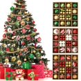 thumbnail image 2 of Adornos de bolas de Navidad Bolas para árbol de Navidad Decoraciones para árbol de Navidad Bolas colgantes para el hogar 2024 Año Nuevo 2025 Regalo de Navidad, 2 of 5