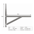 thumbnail image 3 of Base Soporte Bloosom  Pared Condensador Minisplit De 1 A 2 Ton Gris, 3 of 5