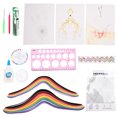 thumbnail image 4 of Quilling Supplies, High Hardness Bright Color Paper Quilling Flower DIY Production Rotating Paper Lightweight Portable  For Teaching For Household, 4 of 8