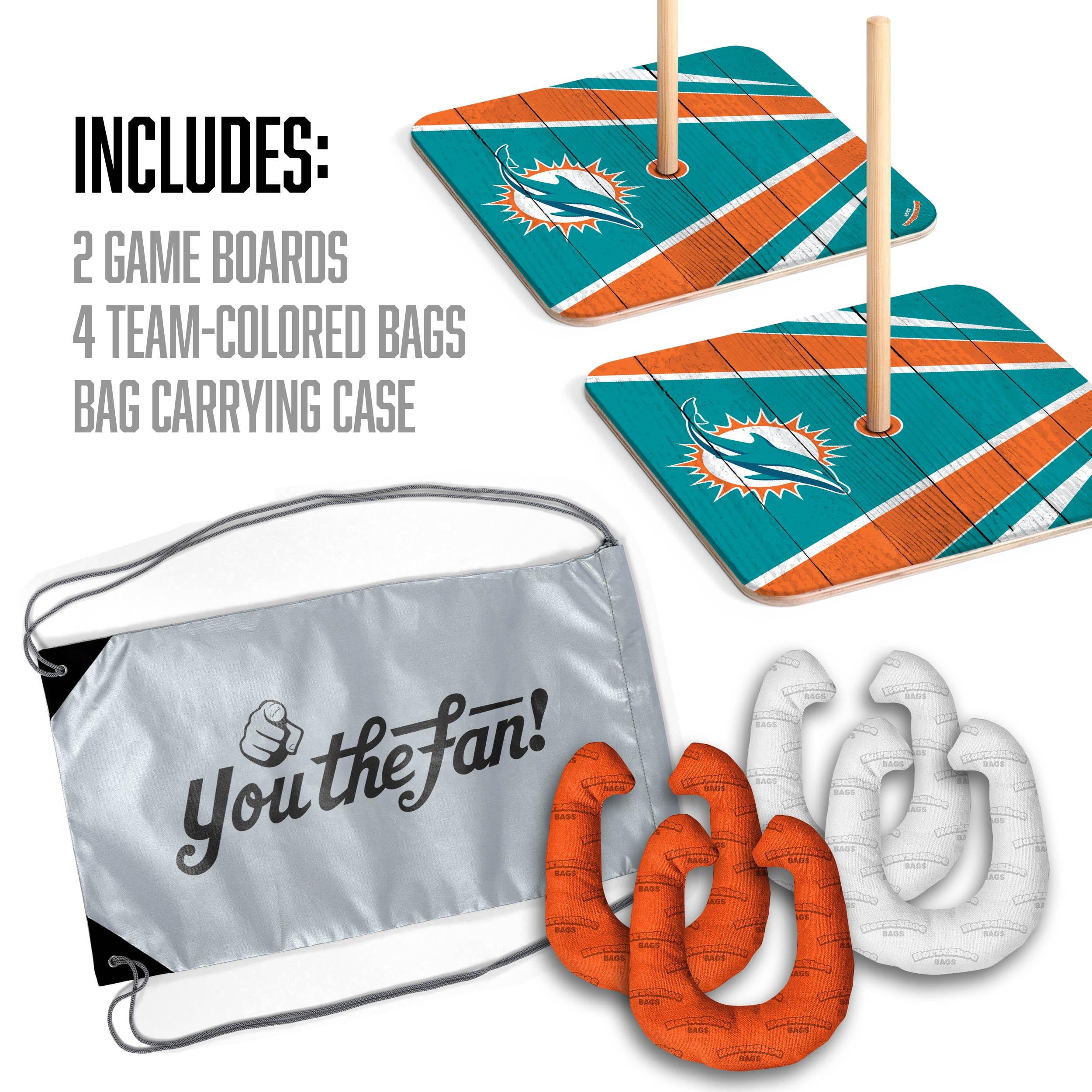 YouTheFan NFL Miami Dolphins HorseShoe Bags