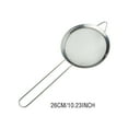 thumbnail image 7 of Linyer Farina Sieve Multi-size House Supplies Oil Fried Strainer Baking Accessories Powder Mesh Colander for Soy Milk Tea Coffee Juice 26CM Twill, 7 of 7