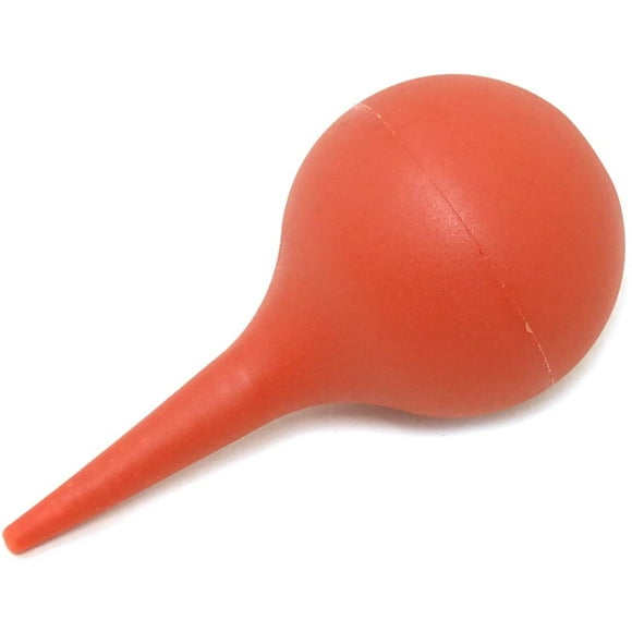 75ml Rubber Ear Syringe Lab Tool (Red)