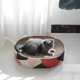 thumbnail image 2 of Tapete rascador corrugado, cama para rascar gatos, tablero de reciclaje duradero para protección de muebles, cuenco rascador para gatos, juguete de entrenamiento para gatos..., 2 of 5