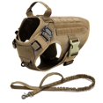 thumbnail image 1 of Large Dog Collar Military Dog Harness And Leash Set Pet Training Vest Tactical German Shepherd K9 Harnesses For Small Dogs ShopWise Round, 1 of 18