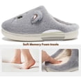 thumbnail image 4 of Ecetana Women's Cute Fuzzy Slippers Comfort Faux Fur Memory Foam Non-Slip House Slippers for Women, 4 of 7
