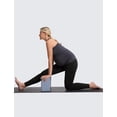 thumbnail image 3 of Leggings de maternidad Butterluxe para mujer CRZ YOGA, cintura alta sobre la barriga 28" - Pantalones de yoga y entrenamiento suaves color negro talla grande, 3 of 6