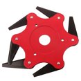 thumbnail image 1 of Yeacher Lawn Mower Cutter Head Garden 6 Steel Blades Razors Trimmer Replacement String Trimmer Head, 1 of 6