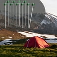 thumbnail image 4 of Eurmax 10-Pack Galvanized Non-Rust Outdoor Camping Tent and Pop-Up Canopy Stakes with Bonus 4x10ft Ropes & 1 Green Stopper, 4 of 6