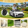 thumbnail image 6 of UBesGoo 12V Licensed Mercedes-Benz Electric Ride On Cars Toys for Kids, Power Wheels with Parent Remote Control, White, 6 of 9