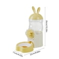 thumbnail image 4 of Sentmoon Cat Feeding Station Cat Water Dispenser Hanging Pet Water Dispenser for Rabbits Cats and Dogs A Hanging Cage Automatic Water Feeder Suitable for Home Use, 4 of 7