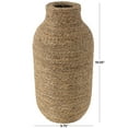 thumbnail image 3 of DecMode 19" Handmade Wrapped Brown Seagrass Vase, 3 of 8