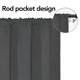 thumbnail image 2 of Cortinas Easy-Going Easy-Going, 86 x 160 cm, opacas, 2 paneles, color gris, 2 of 7
