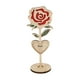 thumbnail image 3 of Placa con nombre de flor, regalo del Día del Padre para mamá, regalo para el Día del Padre, regalo para papá, adorno romántico, artesanía de rosas, 3 of 9