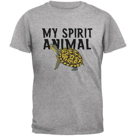 My Spirit Animal Turtle Heather Grey Youth T-Shirt - X-Large(18)