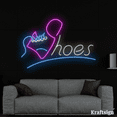 thumbnail image 3 of Craftnamesign Shoes Neon Sign, Shoes Shop LED Sign, Shoes Shop Decor, 3 of 4