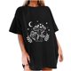 thumbnail image 1 of Blusa de Manga Corta Con Estampado de Sol Y Luna Gótica Vintage Para Hombre Y Mujer Odeerbi ODB181925, 1 of 9