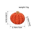 thumbnail image 2 of VINOIC Knit Pumpkins Set Tabletop Fall Decor for Thanksgiving Coffee Table Centerpiece, 2 of 3