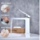thumbnail image 3 of Grifo de baño de lavabo de una sola manija cromado, grifo de lavabo de diseño creativo moderno, grifos de aireador de un solo orificio, latón puro, plata esquí esquí Gafas de esquí, 3 of 5