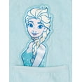 thumbnail image 3 of Disney Frozen Toddler Girls' Hooded Terry Cloth Swim Cover-Up Anna and Elsa Light Blue, 3 of 8