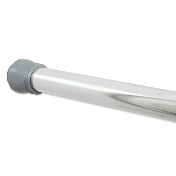 New Titan NeverRust Aluminum Adjustable Tension Shower Rod 41" 72" in