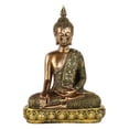 thumbnail image 1 of Urban Trends Chrome Pointed Ushnisha Resin Buddha Sculpture, 1 of 2