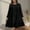 *Black, variant on U Women Plus Size Long Sleeve Dress with Pockets ,Fall Loose Swing Tshirt Dresses Pink,Womens Plus L