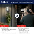 thumbnail image 3 of Solus USA Aston Wall Fixture with Electric Photocell and Motion Sensor, Black, 3 of 7