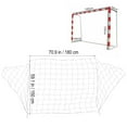 thumbnail image 3 of KAKOWELY Football Net Durable Polypropylene Soccer Net Sports Match Training Tools(White),70.87"X47.24"X0.2", 3 of 4