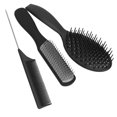 thumbnail image 4 of Cepillo De Peinado De 9 Filas, Juego De Peines Para El Cabello, Antiestático, Duradero, Profesional, Práctico, De Alta Dureza Para El Cuidado Del Cabello ANGGREK Caja negra, 4 of 8