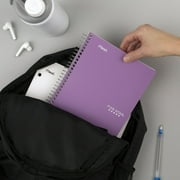 Five Star Spiral Notebook, 2 Subject, College Ruled, 6 x 9.5, Amethyst Purple