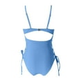 thumbnail image 6 of Afdoent One Piece Swimsuit For Women Adjustable Drawstring Strappy Monokini Bathing Suit For Beach Pool Summer Water Activities 2026 Summer Swimwear, 6 of 6