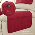 thumbnail image 5 of Recliner Chair Cover, Sofa Armrest Cushion Headrest with 2 Storage Pockets, Sofa Furniture Protector, Waterproof Scratch Resistive Anti-Slip Recliner Slipcovers for Dogs Cats, 5 of 7